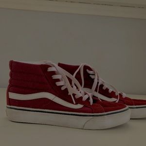high top maroon vans